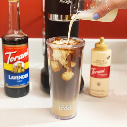 Lavender White Chocolate Iced Coffee
