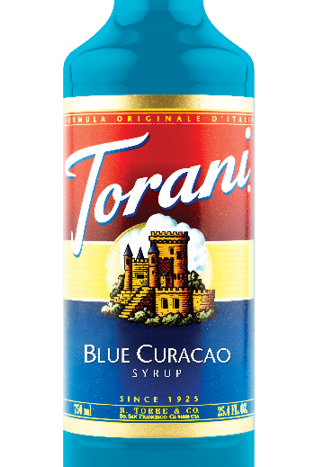 Blue Curacao Drink Syrup for Cocktails, Hand-Crafted Sodas and Lemonades